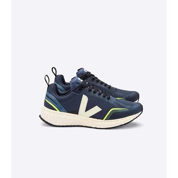 Navy Men's Veja CONDOR MESH Running Shoes | AU 123ZUT